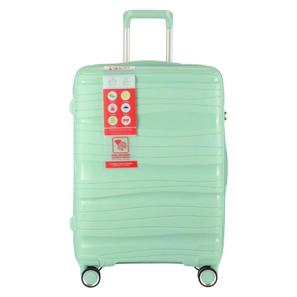 PP 4 Wheel Spinner Trolley Suitcases